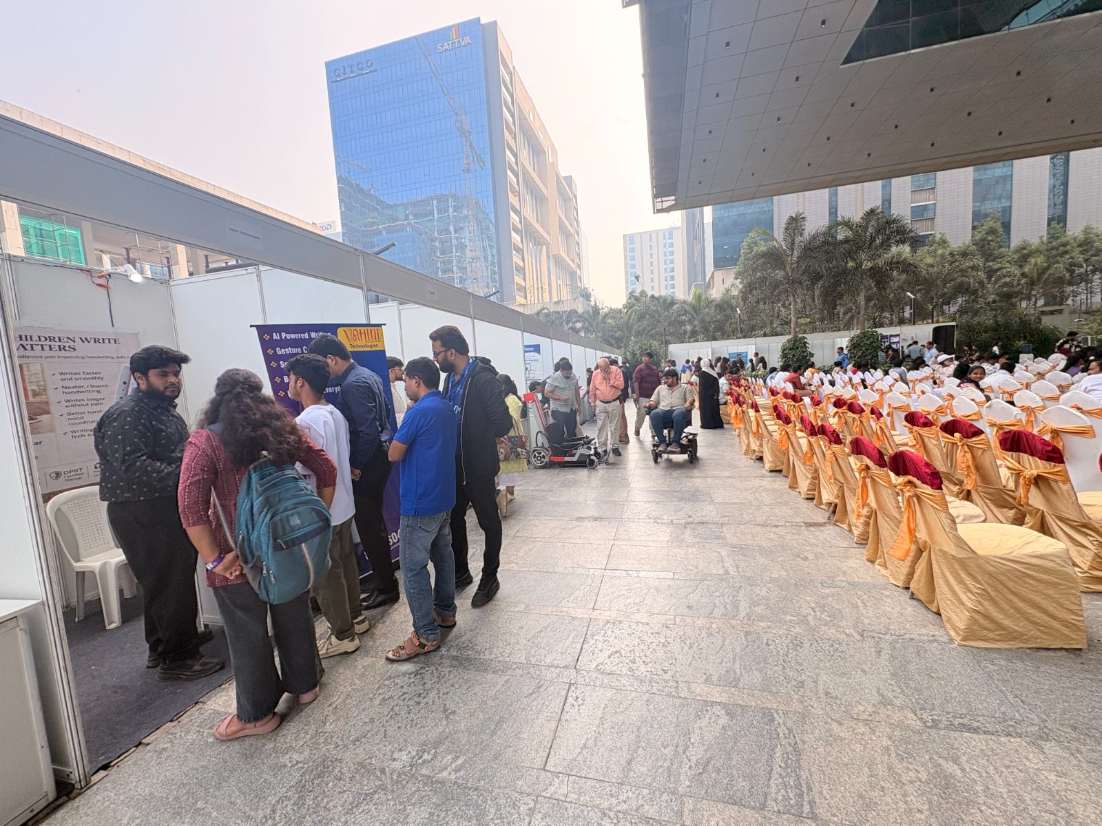 The Vahini stall at the T-Hub expo, Hyderabad