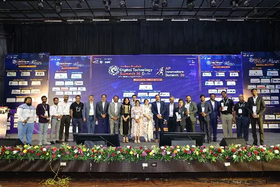 Vahini Technologies on stage at the APDTS 2026 award ceremony